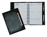 Back Pocket & Inside of Small Pocket Leather Planners